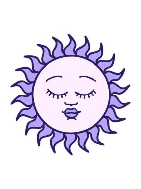 Titreyen güneşin hareketli animasyonu