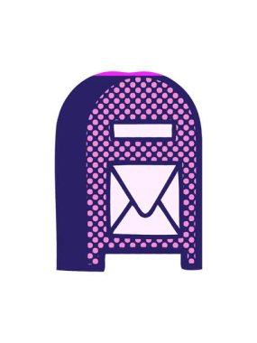 bir posta kutusunun çizgi roman stili animasyonunu çalıştır