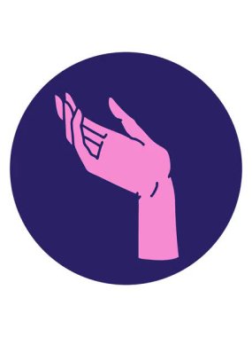 bir elin dövme stili resminin efekt canlandırması