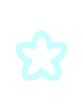 Geleneksel bir Japon çiçek dizaynının yıldız patlaması etkisi animasyonu