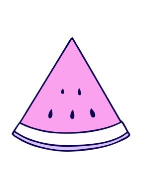 neon ışık efekti çizilmiş bir elin animasyonu karpuz karpuzu