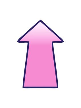 işaret eden ok simgesinin canlandırma efektini piksel hale getir