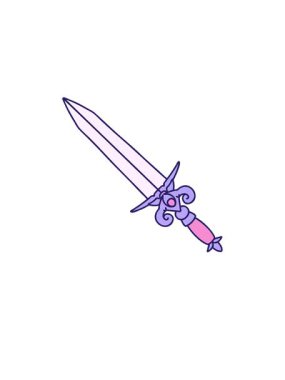 Bir hançer tasarımı görüntüsünün yükselişi ve yüzdürülmesi