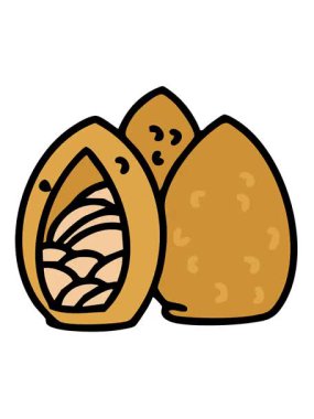 Birkaç geleneksel Brezilya coxinha 'sının titreşimli hareket animasyonu