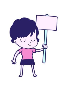 Neon neonlu kadın karakterin hareketli animasyonunu oynat