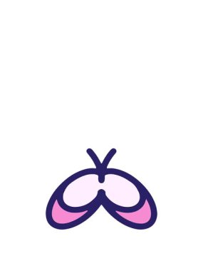 Basit parlak kelebeğin animasyonunu genişletiyor.