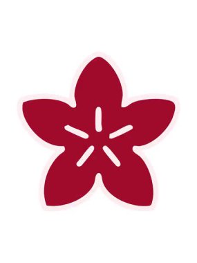 Basit Japon tarzı çiçek tasarımının pixelize etkisi canlandırması