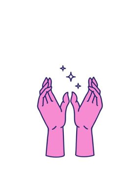 Dövme stili uzanan ellerin animasyonunu büyütüyor