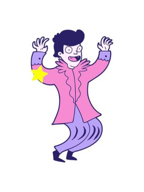 Parlayan yıldızlar çılgın vampir çizgi filminin animasyonunu etkiler.