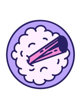 Tarçın çubuğu çizimiyle geleneksel Brezilya canjica hareketinin titreşimli animasyonu