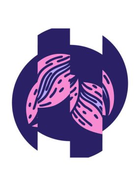 Kahve çekirdeklerinin ikonik dövme imajının bölünmüş hareketi.