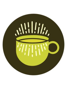 Kahve fincanının ikonik dövme tasarımının renk animasyonu değişiyor