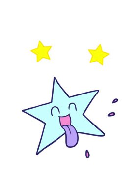 dönen yıldızlar çizgi film yıldız tasarımının animasyonu