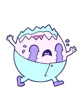 Humpty Dumty Yumurta Adam 'ın animasyonunu canlandırın.