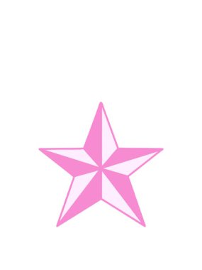 Bir yıldız tasarımının neon ikonik dövme görüntüsünün yükselişi ve yüzdürülmesi