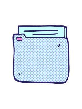 Karikatür karalama dosyasının dikkat çekici animasyonu