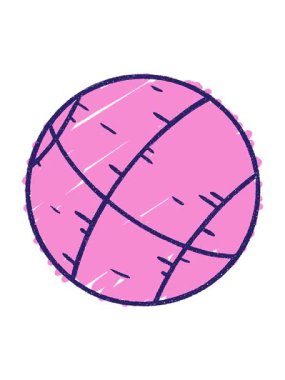 Basketbol Tebeşir çizgi filminin hareketli animasyonu