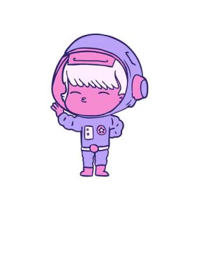 Karikatür meraklısı astronotun yükselişi ve süzülmesi