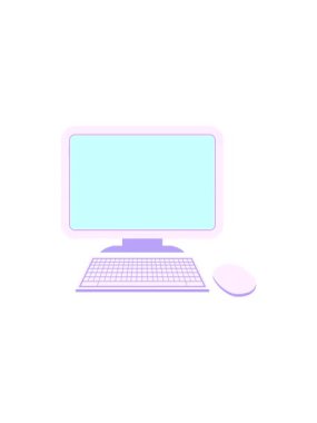 Kablosuz fare ve klavyeli bilgisayarın gösterişli satış animasyonu