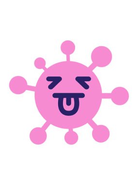 Yorgun virüsün hareketli animasyonu