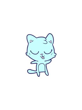 Şirin kedi çizimlerinin gösterişli satış animasyonları