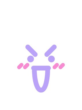 Muzaffer ortalama yüz simgesinin zıplama hareketi canlandırması