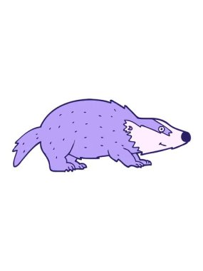 Karikatür porsuğunun titreyen hareketi.