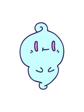 Mutlu cadılar bayramı hayaletinin hareketli animasyonu