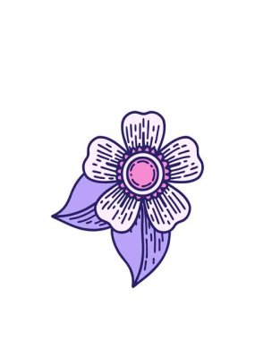 Çiçekli karikatür elementinin animasyonunu genişletiyorum