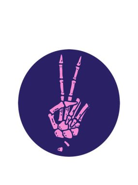 Barış işareti iskeletinin animasyonunu genişletiyor