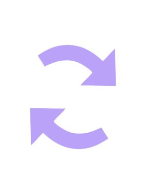 Yön gösteren okun düz renkli retro karikatürünü salla ve durdur