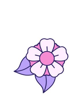 Geleneksel dövme çiçeğinin animasyonunu genişletiyorum.