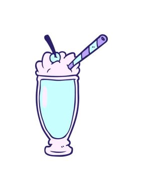 Milkshake çizgi filminin hareketli animasyonu