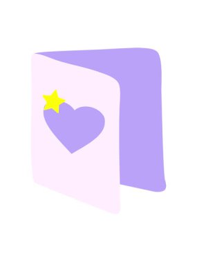 Parlayan yıldızlar sevgililer günü kartı animasyonunu etkiler