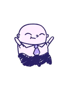 Kel Patron Tebeşir Çiziminin gösterişli satış animasyonu