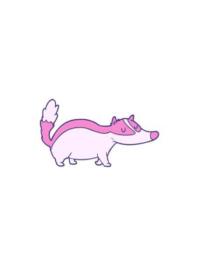 Bir porsuğun çiziminin yıldız patlaması etkisi animasyonu