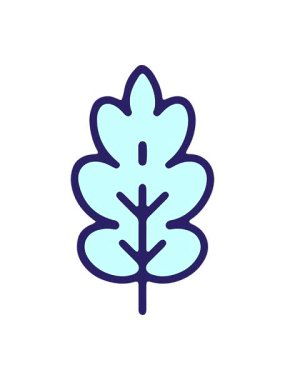 Meşe yaprağı tasarımının parlak ışık efekti