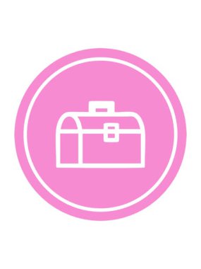 Araç kutusu dairesel simgesinin basınçlı canlandırması