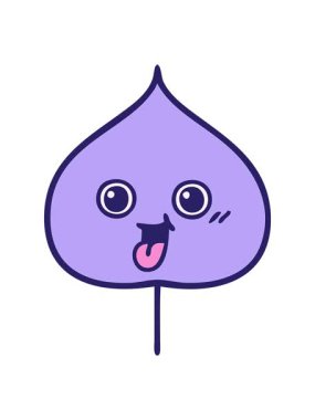 Ekspres yaprağın sevimli çizgi filminin animasyonunu bob ve duraklat