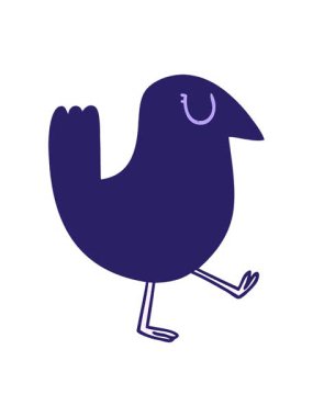 El çiziminin ışık efekti çizgi film kargası animasyonu