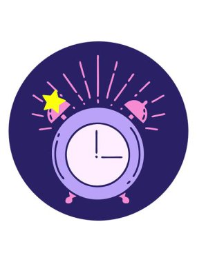 Parıldayan yıldızlar dövme stili çalar saatin canlandırmasını etkiler.