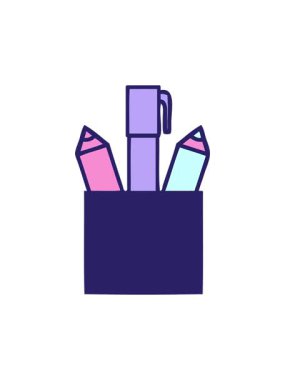 Dikkat çekici bir karikatür karakteri.