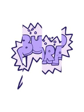 geğirme metninin bölünmüş hareket animasyonu