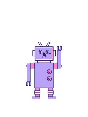 Robot tasarımı karikatürünün animasyonunu genişletiyor