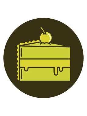 Çikolatalı pasta imajının renk değişimi