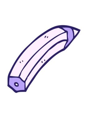 Renkli bir kalemin karalamalarının hareketli animasyonu