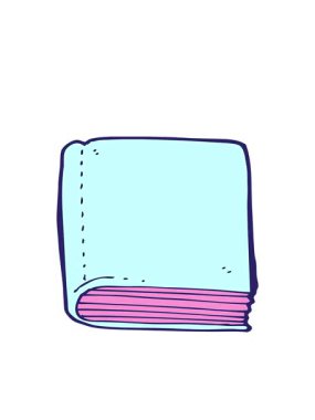 karikatür kitabının hareketli animasyonu