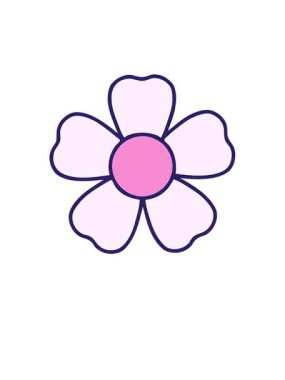 Bir çiçeğin dizaynının canlanması ve yüzdürülmesi