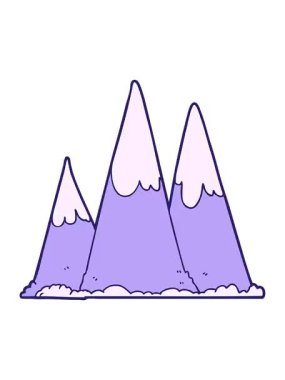 Titreyen hareketler dağ dizaynının animasyonu