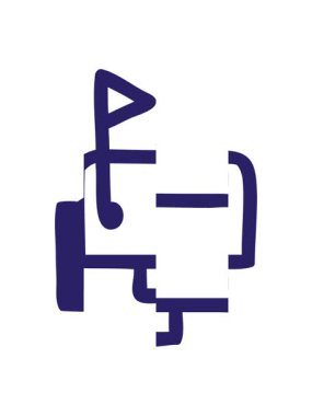 Posta kutusu simgesinin bölünmüş hareket canlandırması